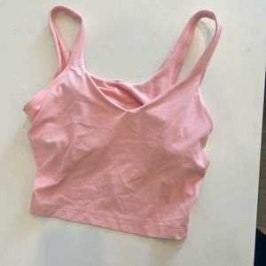 Lululemon Baby Pink Align Tank Cropped